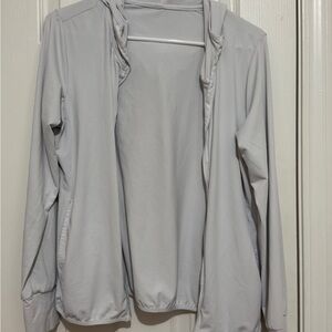 Elegant Women's White Hooded Jacket